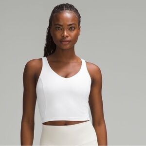 Lululemon Align Tank Top Light Support C/D Cup White Size 10